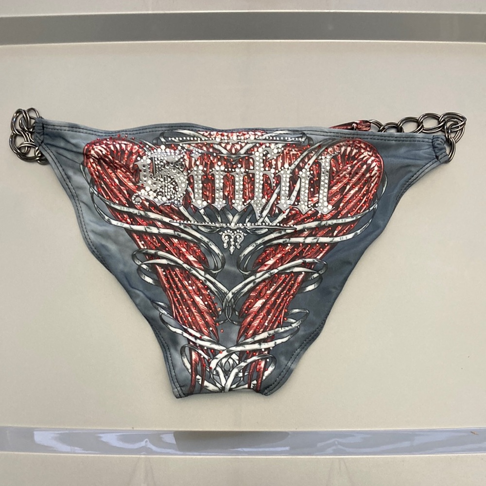 New Clearwater Chain Sinful By Affliction Bikini Bottom |